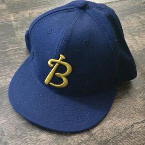 BASEBALLISM Navy Blue & Gold Ball Cap Snapback One Size‎ Adjustable